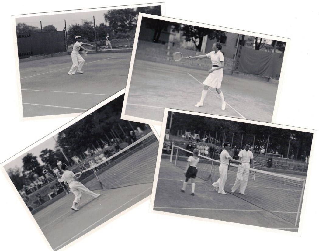 Tennis auf der neuen Tennisplatz-Anlage im Ebersheimer Weg 32
